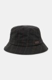 Barbour pălărie culoarea verde, bumbac, MHA0569