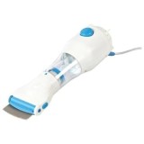 Pieptene aspirator FOXMAG24, impotriva paduchilor, alb/albastru