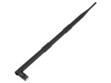Antenă neagră RP-SMA, 9dBi, 50W, 2,4GHz - QOLTEC