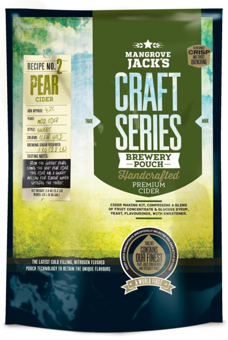 Mangrove Jack&#039;s Craft Series cidru de pere - kit pentru cidru 23 litri