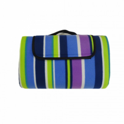 Patura picnic fleece 150x180 cm stripe foto