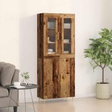VidaXL Bufet 2 pcs Lemn vechi 69.5 x 34 x 180 cm Lemn compozit