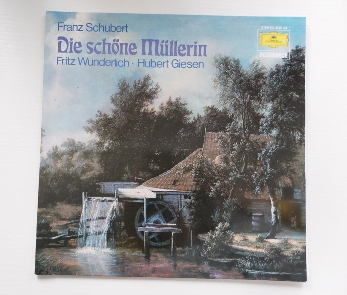 Franz Schubert, Fritz Wunderlich, Hubert Giesen, Die Sch&ouml;ne M&uuml;llerin, disc vinil