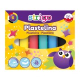Plastilina Strigo , Set 6 culori vibrante
