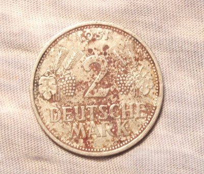 GERMANIA FEDERALA 2 MARCI 1951 F foto