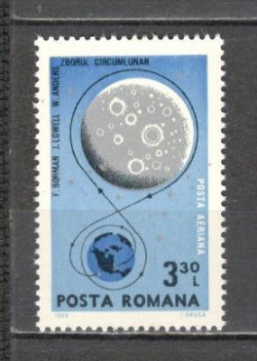 Romania.1969 Cosmonautica-Apollo 8 DR.197 foto