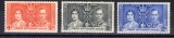 Straits Settlements 1937 - Coronarea, serie neuzata