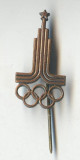 Insigna Olimpica a XXII Olimpiada Moscova Rusia 1980 Cercuri Olimpice