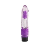 Vibratoare din jelly - Vibratii Excitante Vibrator Realist 20 cm Violet Forma Ergonomica si Detalii Realiste