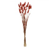 Ramuri Decorative Artificiale, Model Bunny Tails, Culoare Maro, &Icirc;nălțime 60cm, Set 25 Bucăți, Oem