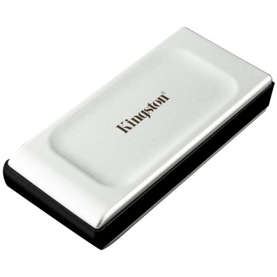 SSD. extern KINGSTON XS2000, 2TB, USB 3.2 Type-C, R/W: 2000/2000 MB/s, argintiu, &amp;quot;SXS2000/2000G&amp;quot; (timbru verde 0.18 lei) foto