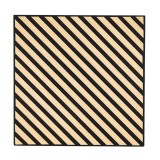 Panou acustic de perete Deco III cu aspect de bambus, 60x60x1,8 cm