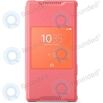 Husa stil Sony Xperia Z5 Compact Smart SCR44 coral 1296-8977 foto