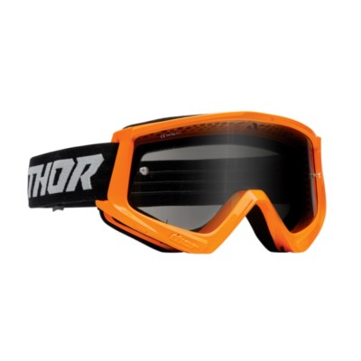 Ochelari Thor Combat Sand Racer sticla fumurie negru cu portocaliu foto