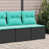 vidaXL Set mobilier de grădină cu perne, 2 piese poliratan/lemn acacia 3325243