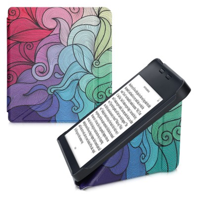 Husa pentru Kobo Libra 2, Piele ecologica, Multicolor, kwmobile, 56577.10 foto