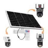 Cumpara ieftin Panou solar 60W cu acumulatori inclusi de 40Ah, pentru camere de supraveghere, iesire 12V - 40W