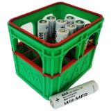 Organizator Baterii AAA - Verde