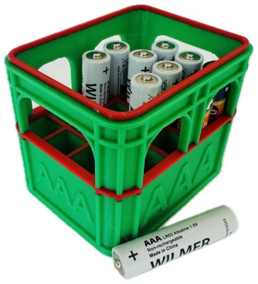 Organizator Baterii AAA - Verde foto