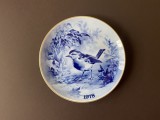 Farfurie de colectie din portelan danez Tove Svendsen, tematica pasari, editia anului 1978, designer John Jonsson
