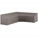 Madison Husă mobilier de relaxare &icirc;n formă de L, gri, 270x270x65/90 cm