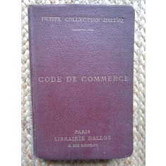 Code de commerce - GRIOLET Gaston et VERGE Charles et BOURDEAUX Henry