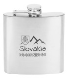 Plosca din inox MagicHome HF292, 177 ml, model Slovakia pentru drumetii