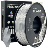 Filament Silk PLA Smart Print 1.75mm Argintiu 1kg Compatibil Imprimante 3D