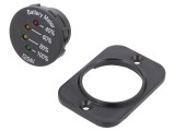 Voltmetru LED Negru 7-33V pentru Panou