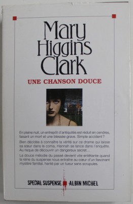 UNE CHANSON DOUCE par MARY HIGGINS CLARK , 2013, FORMAT MARE foto