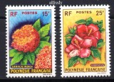 POLINEZIA FRANCEZA 1962, Flora, serie neuzata, MNH