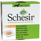 Cumpara ieftin Schesir Dog Adult Small Chicken with Lamb in Sauce, conserva, 85 g