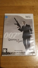 Joc Wii 007 Quantum of Solace original PAL wadder foto