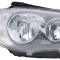 Far Bmw Seria 1 (E81/E82/E87/E88) 03.2007-09.2009 VALEO fata dreapta tip bec H7+H7, rama titanium