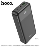 Power Bank Hoco J102A, 20000 mAh, 20W, PD + QC 3.0, negru , putere portabila oriunde