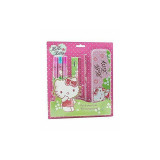 Hello kitty - Set rechizite cu penar metalic, Sanrio