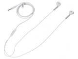 Căști Ear-Buds cu Microfon Alb Jack 3,5mm 1,2m 32&Omega;