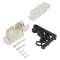 Conector D-Sub 15 pini, 90&deg;, alb