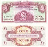 British Forces 1 Pounds 1962 Seria a 4-a P-36 UNC