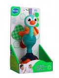 Jucarie Bebe Paun cu Ventuza SuperHeroes ToysZone - Activitati Multiple, Texturi Variate, Montare Facila
