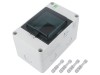 Carcasa Aparatura Modulara ELEKTRO-PLAST NASIELSK HERMETICA IP65, 4 Module, ABS Policarbonat, Gri Deschis