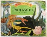 Sunete din salbaticie Dinozaurii, Functionala, Maurice Pledger, carte popup,carte pop-up, cu baterii noi, interactiva,senzoriala,carti copii