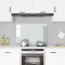 vidaXL Panou antistropi bucătărie transparent 90x60 cm sticlă securiz. 249474