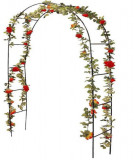 TOPGARDEN Arcada metalica pentru flori, 240 x 140 x 37 cm, Top Garden