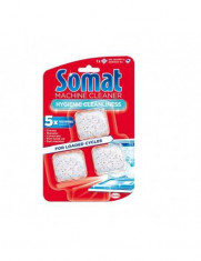 Solutie de clatire Somat Machine Cleaner pentru masina de spalat vase, 3 capsule foto