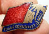 I.100 INSIGNA COMUNISTA YCL YOUNG COMMUNIST LEAGUE 32/15mm email