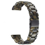 Curea polimer compatibila cu Huawei Watch GT 5 Pro 46mm, Telescoape QR, 22mm, Army Green