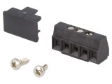 Regletă Conexiuni PCB 90&deg; 3,81mm 3 Piste 8A