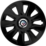 Set 4 Capace Roti 16 inchi (R16) Stratos Negru, Compatibile Cu BMW Nou