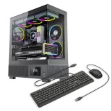 Sistem Desktop PC Gaming OptimX KIAN Dominion cu procesor Intel&reg; Core&trade; i7 9700F, 16GB DDR4, 480Gb SSD, Nvidia RTX 5060 8Gb GDDR7 , Cadou kit tastatura